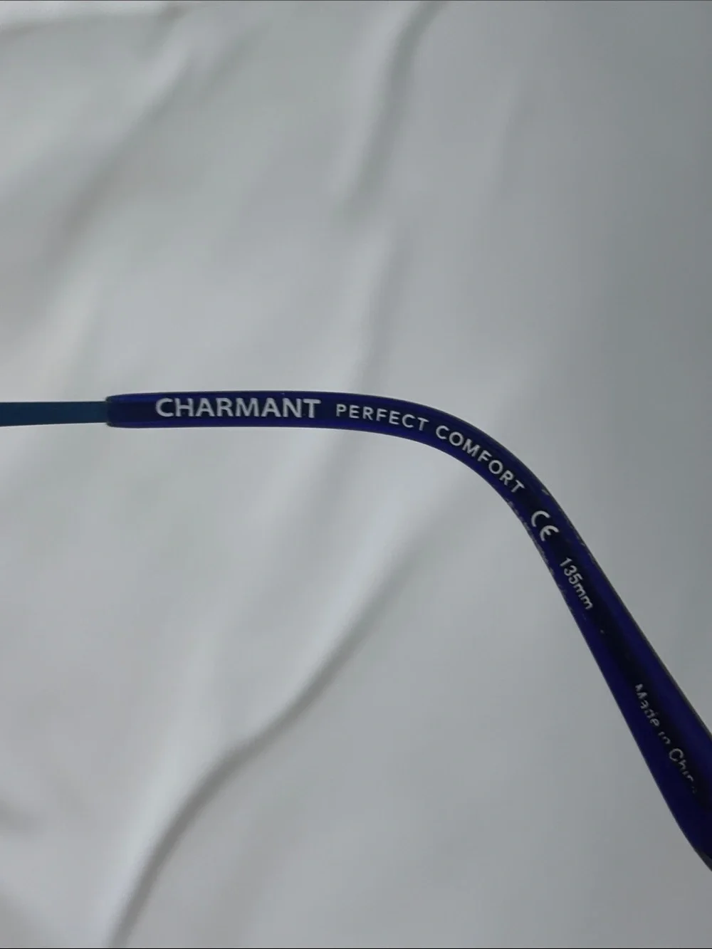 Charmant Eyeglasses CH10630 BL Perfect Comfort Blue Half Rim Frame 52[]17 135